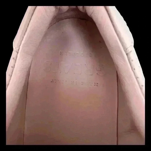 Greats Brooklyn The Royal Pink Perforated Leather Sneaker Italy Size 8.5 - Picture 15 of 15
